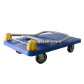 400 kg Blue Faltbarer Plattformwagen Hand Food Cart